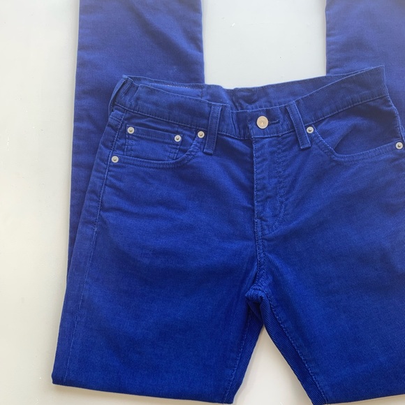 COPY - Levi’s 511 Corduroy Cobalt Blue Pants Straight Leg Electric Pockets W 30… - Picture 10 of 16